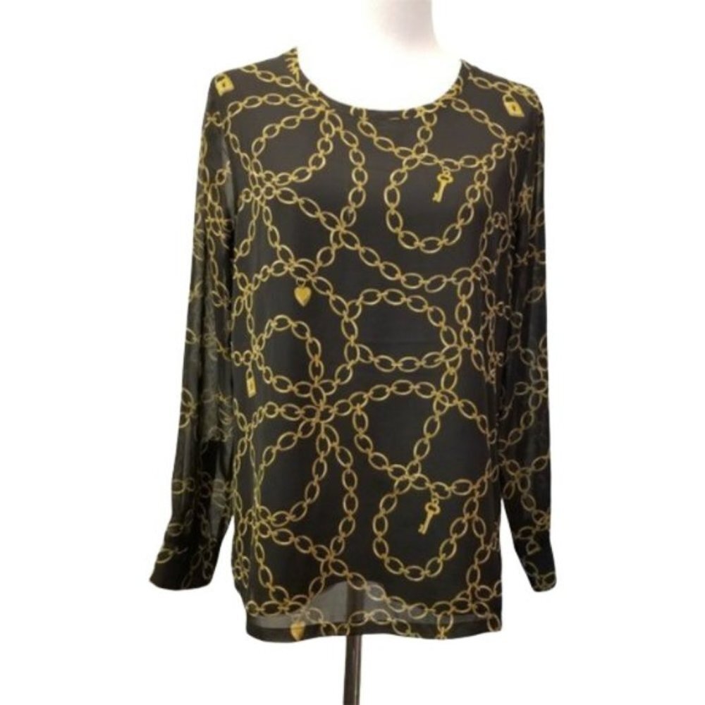 Banana Republic chain design top size Small Petite (H20)
